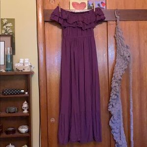 Plum Colored Long Dress